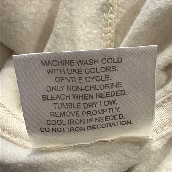 Peanuts Snoopy Graphic Hoodie Cream Pullover Sweatshirt 2XL AR16 - Picture 5 of 5